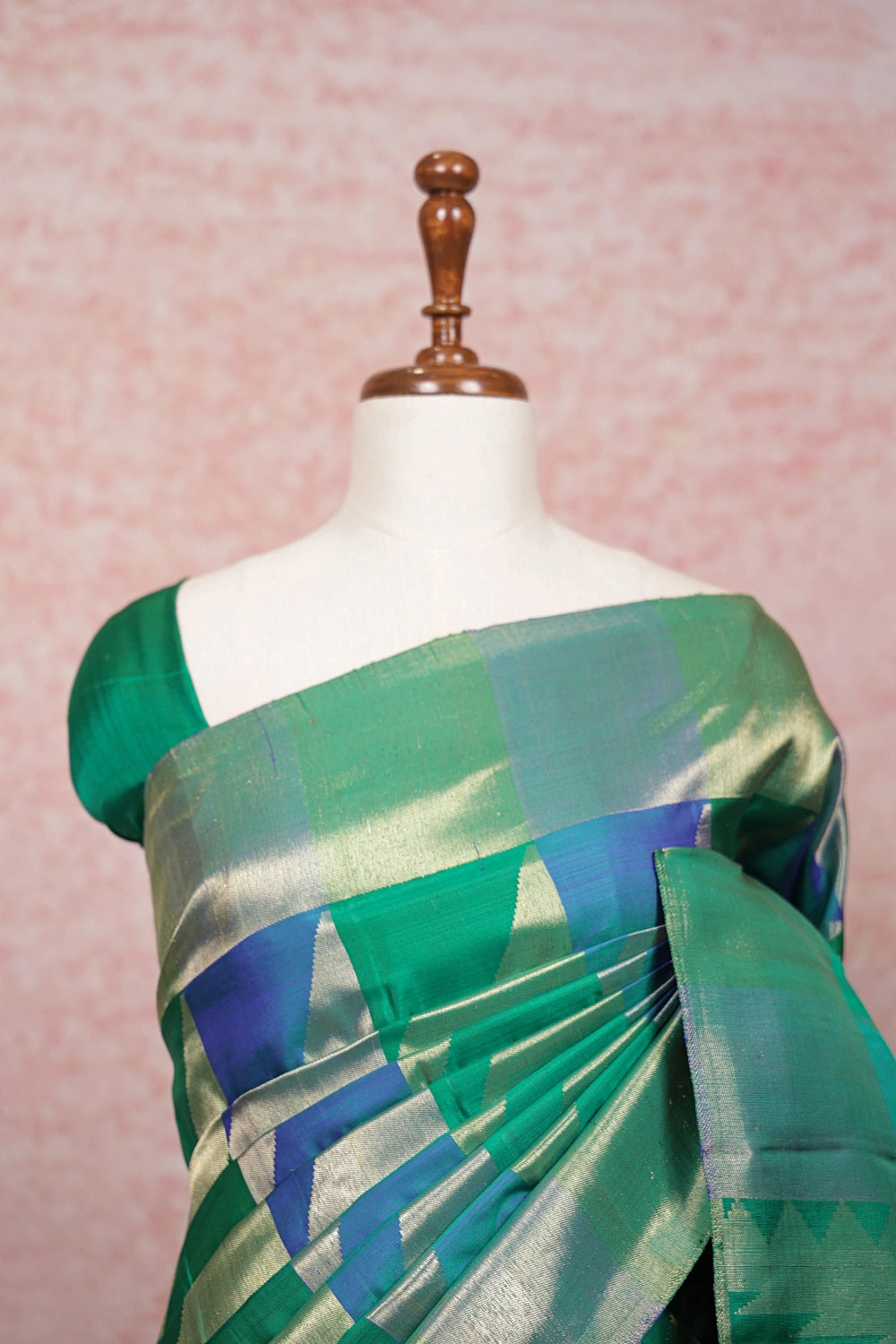 Multi Color Kancheepuram Silk Saree