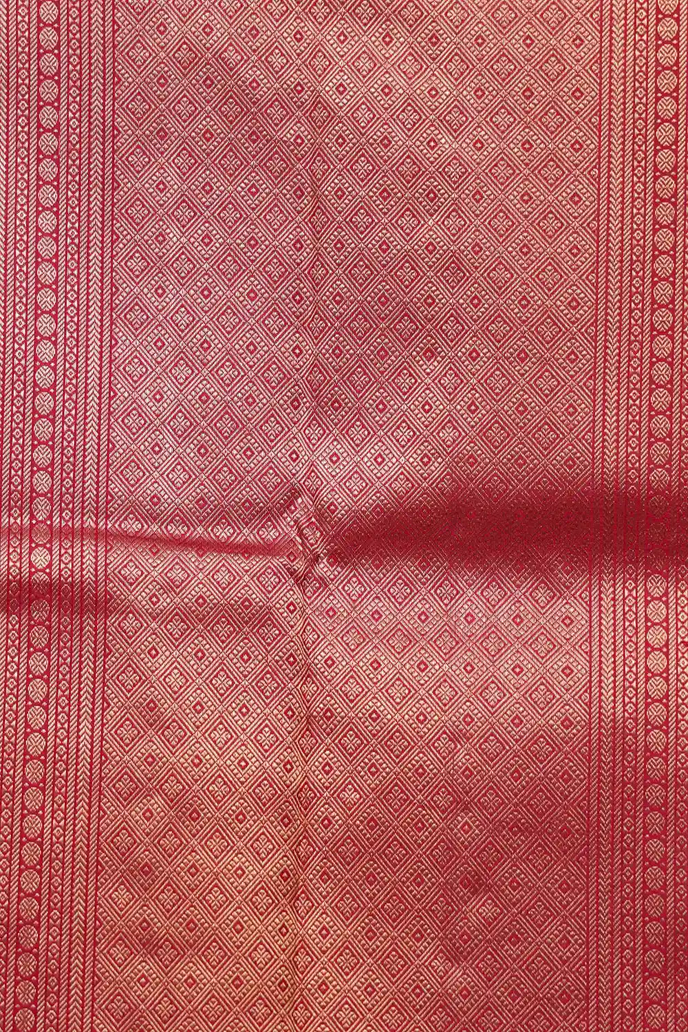 Wax Red Kancheepuram Silk Saree