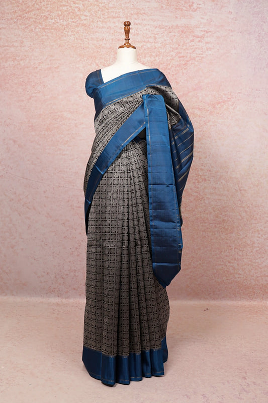 Black Kancheepuram Silk Saree