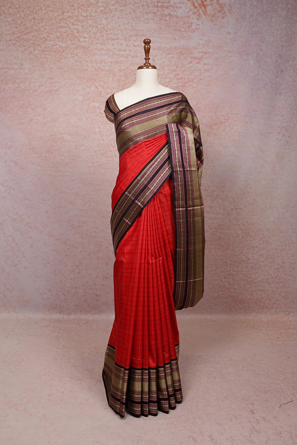 Red Kancheepuram Silk Saree