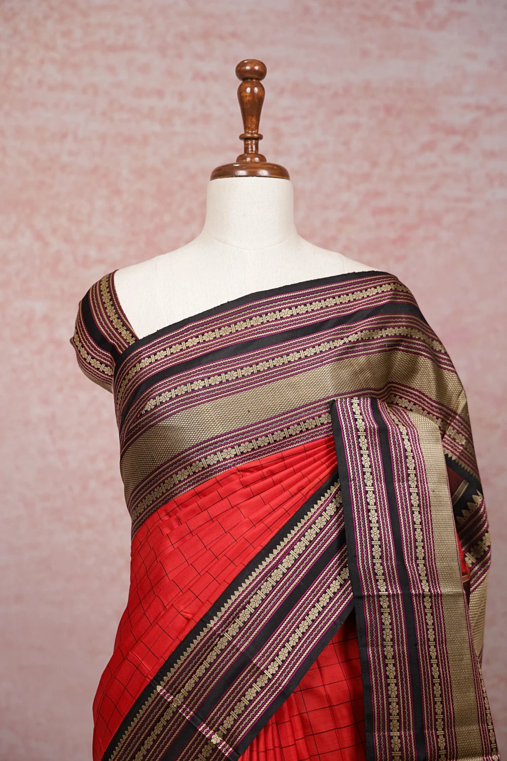 Red Kancheepuram Silk Saree