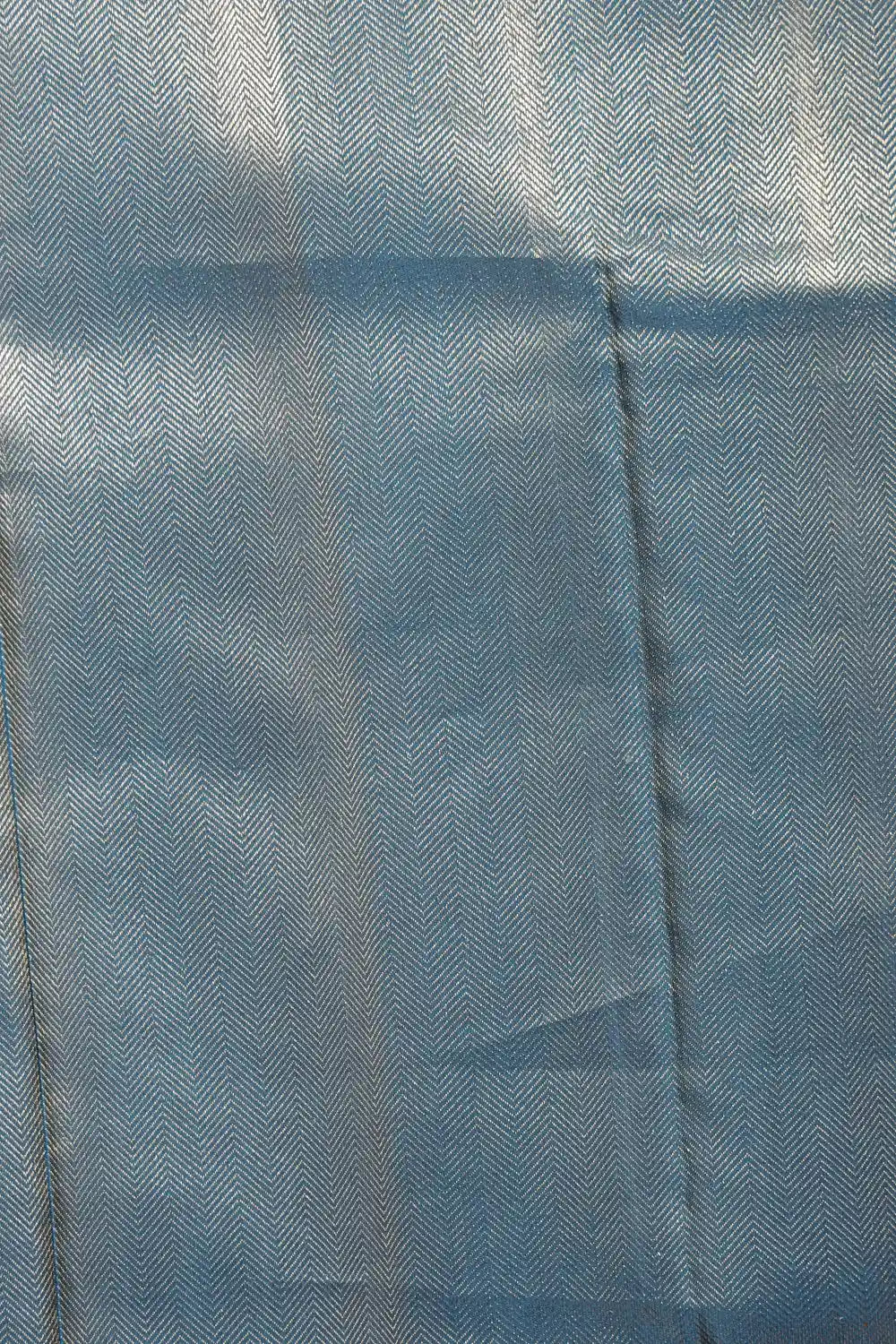 Peacock Blue Kancheepuram Silk Saree