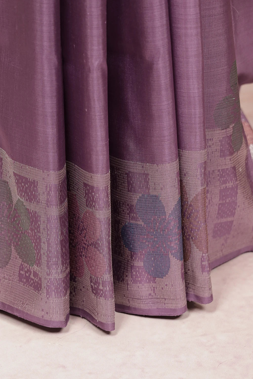 Lavender Kancheepuram Silk Saree