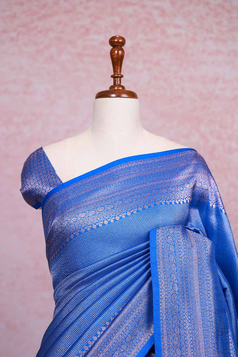 Blue Kubera Silk Saree - Seematti