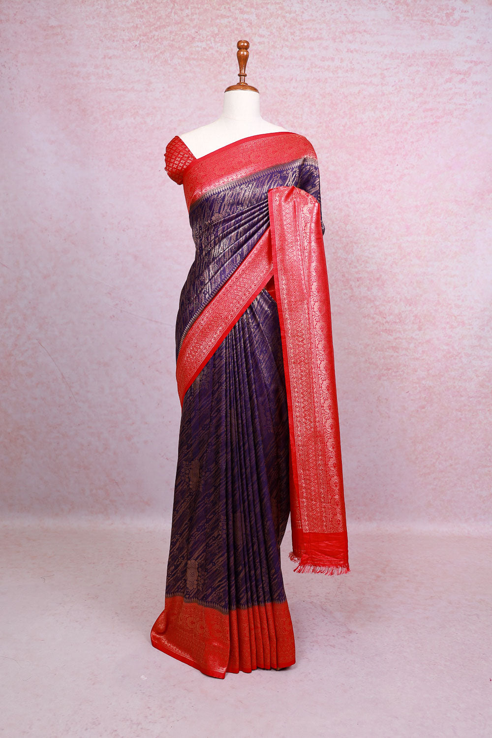 Blue Kubera Silk Saree - Seematti