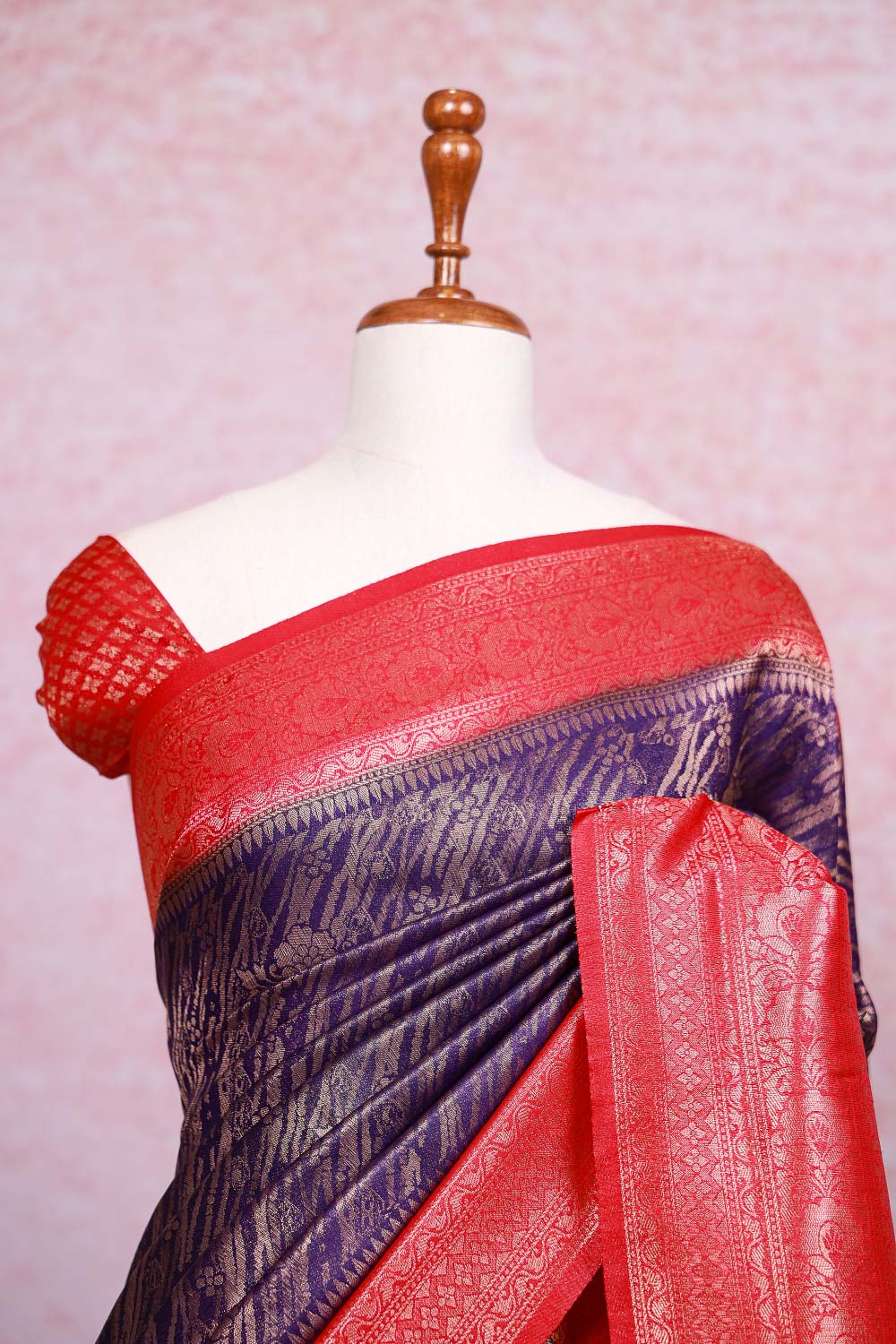 Blue Kubera Silk Saree - Seematti