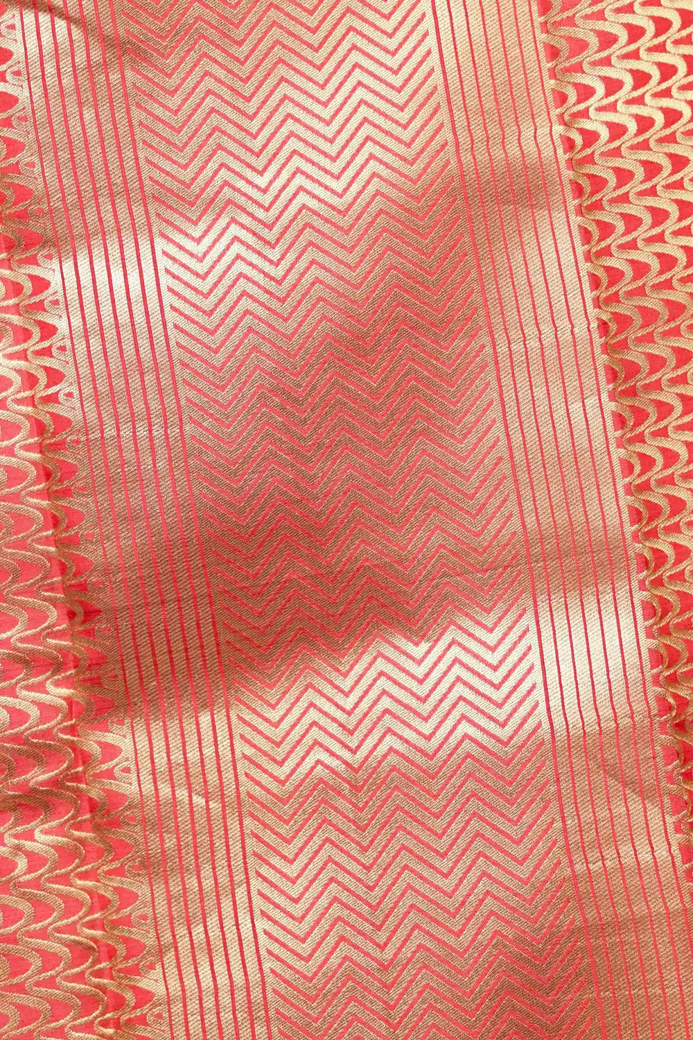 Orange Semi Tussar Saree