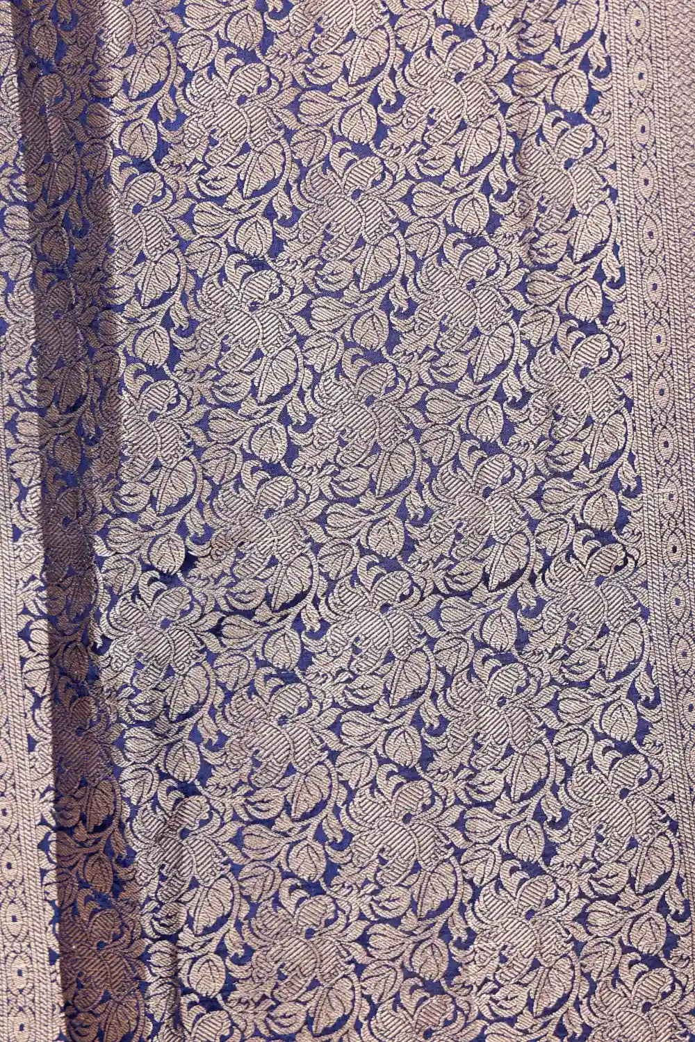 Blue Semi Silk Saree