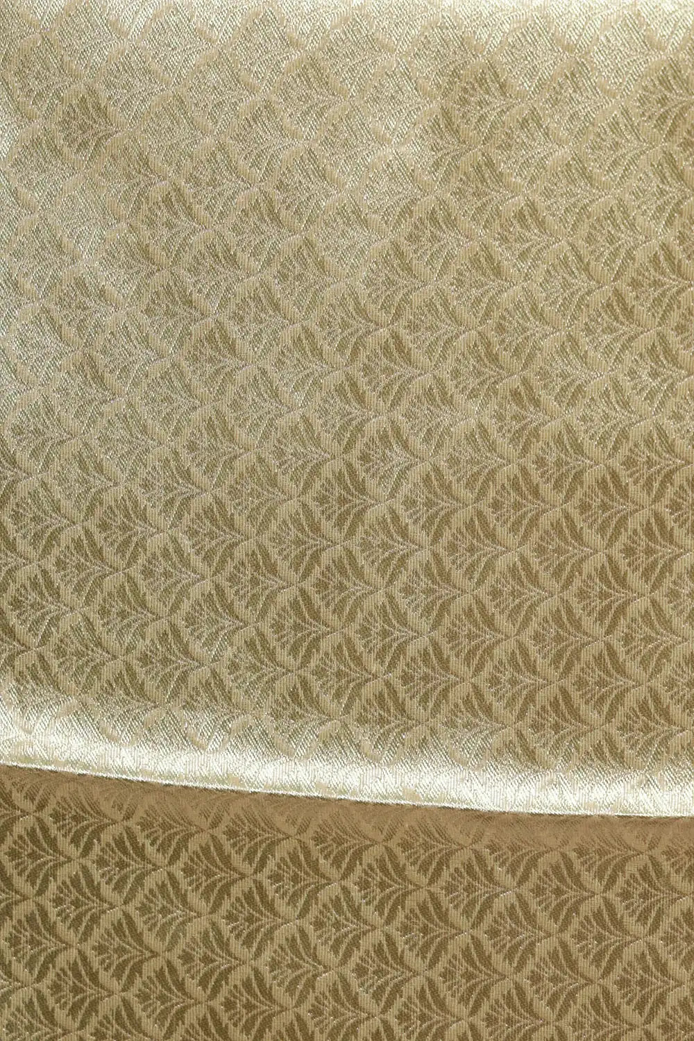 Golden Semi Tissue Saree