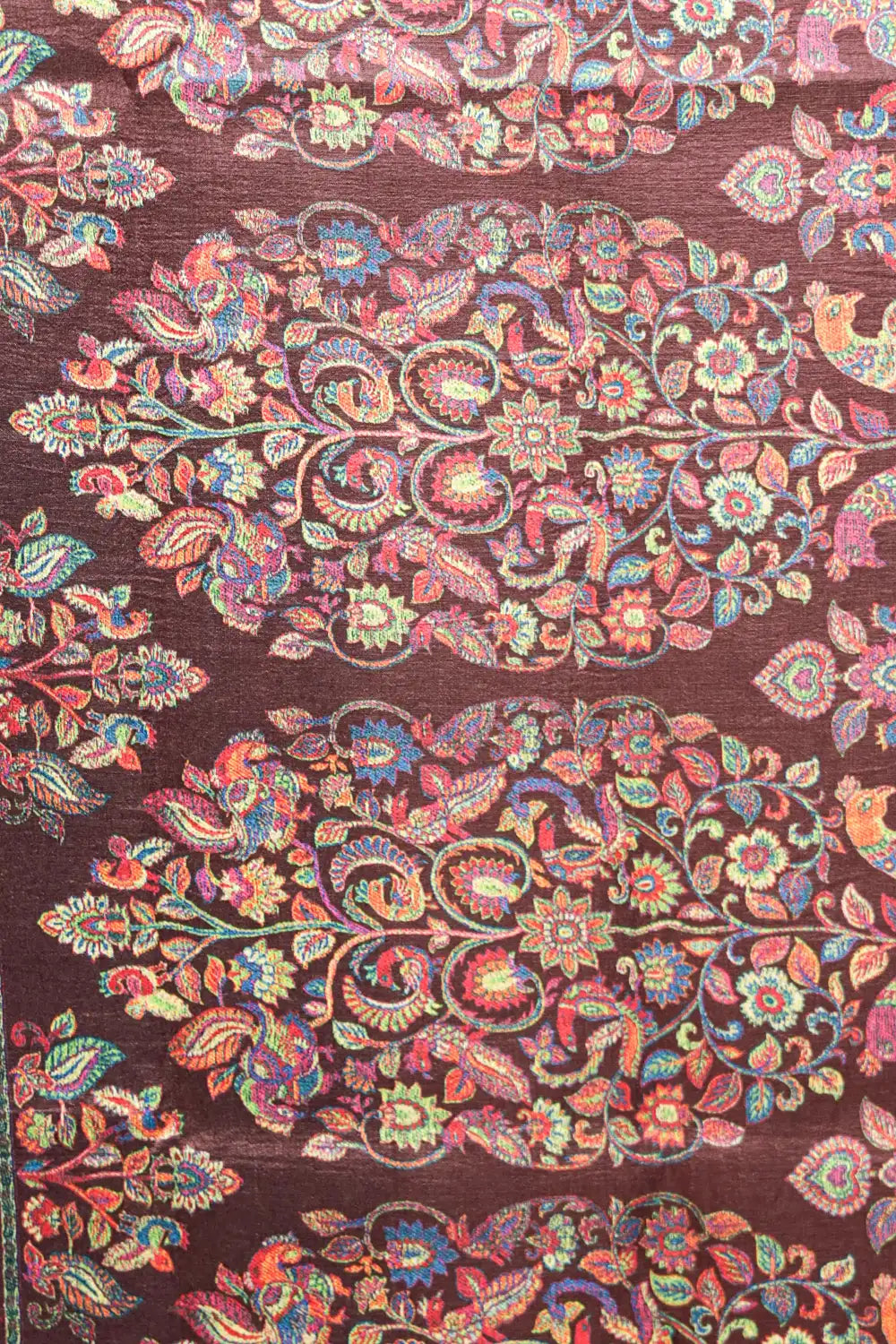 Coffee Brown Semi Silk Saree