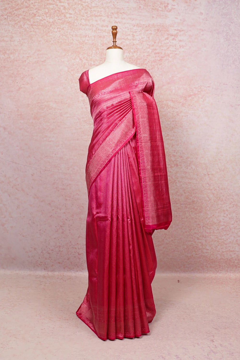 Red Rose Kancheepuram Silk Saree