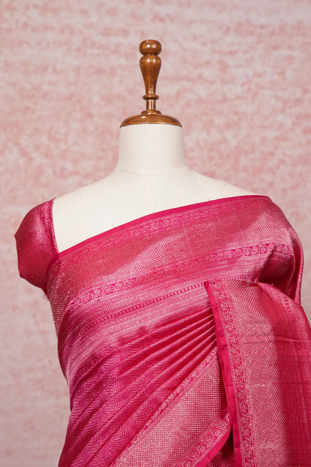 Red Rose Kancheepuram Silk Saree