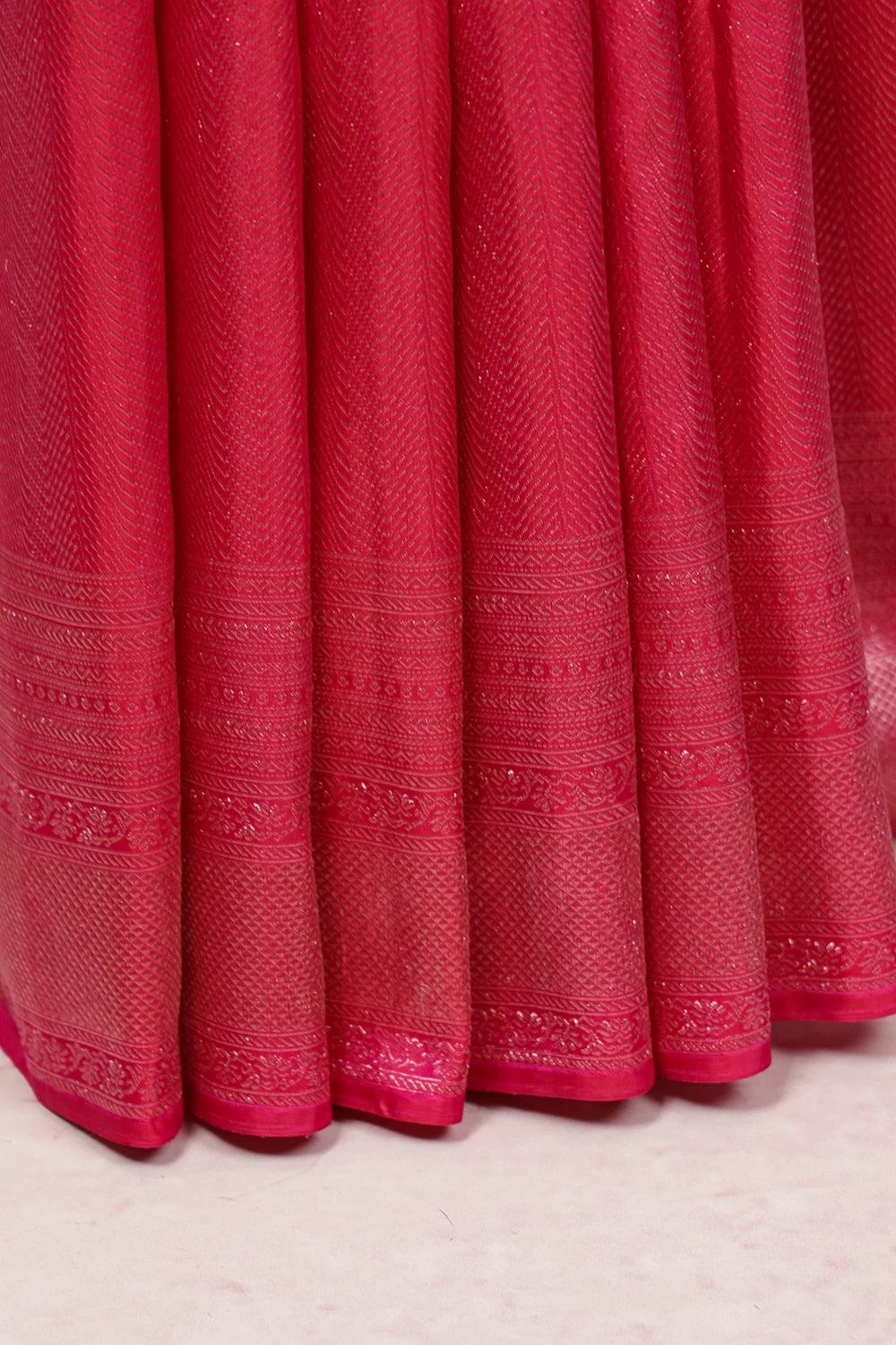Red Rose Kancheepuram Silk Saree