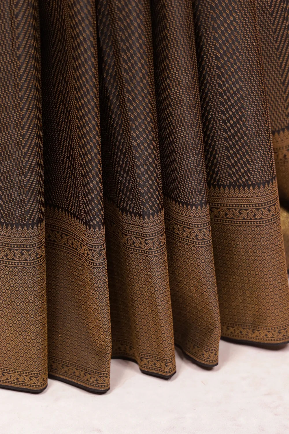 Black Kancheepuram Silk Saree