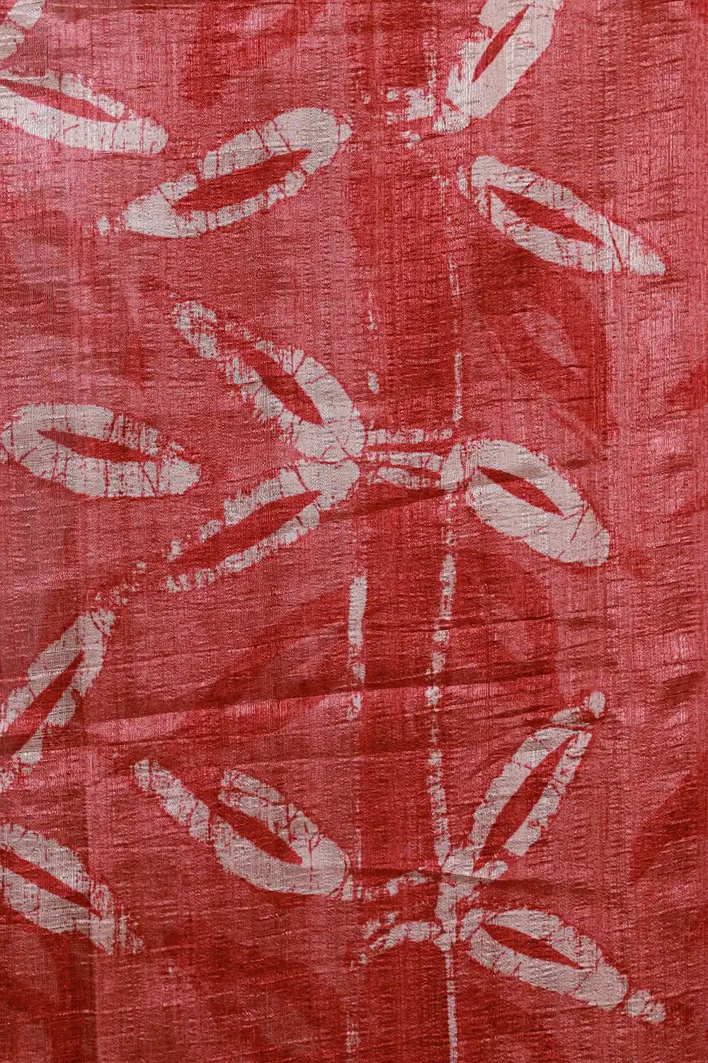 Copper Colour Chanderi Silk Beads Work Unstitched Churidhar Material