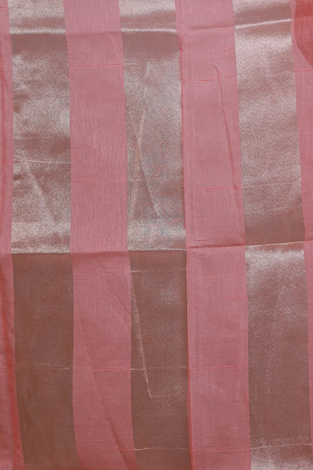 Peach Chanderi Silk Thread And Sequines Work Unstitched Churidhar Material