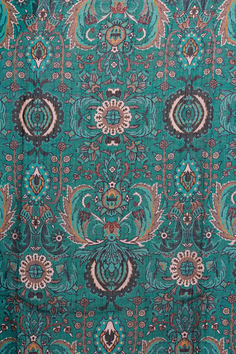 Green Semi Linen Butta Unstitched Churidhar Material