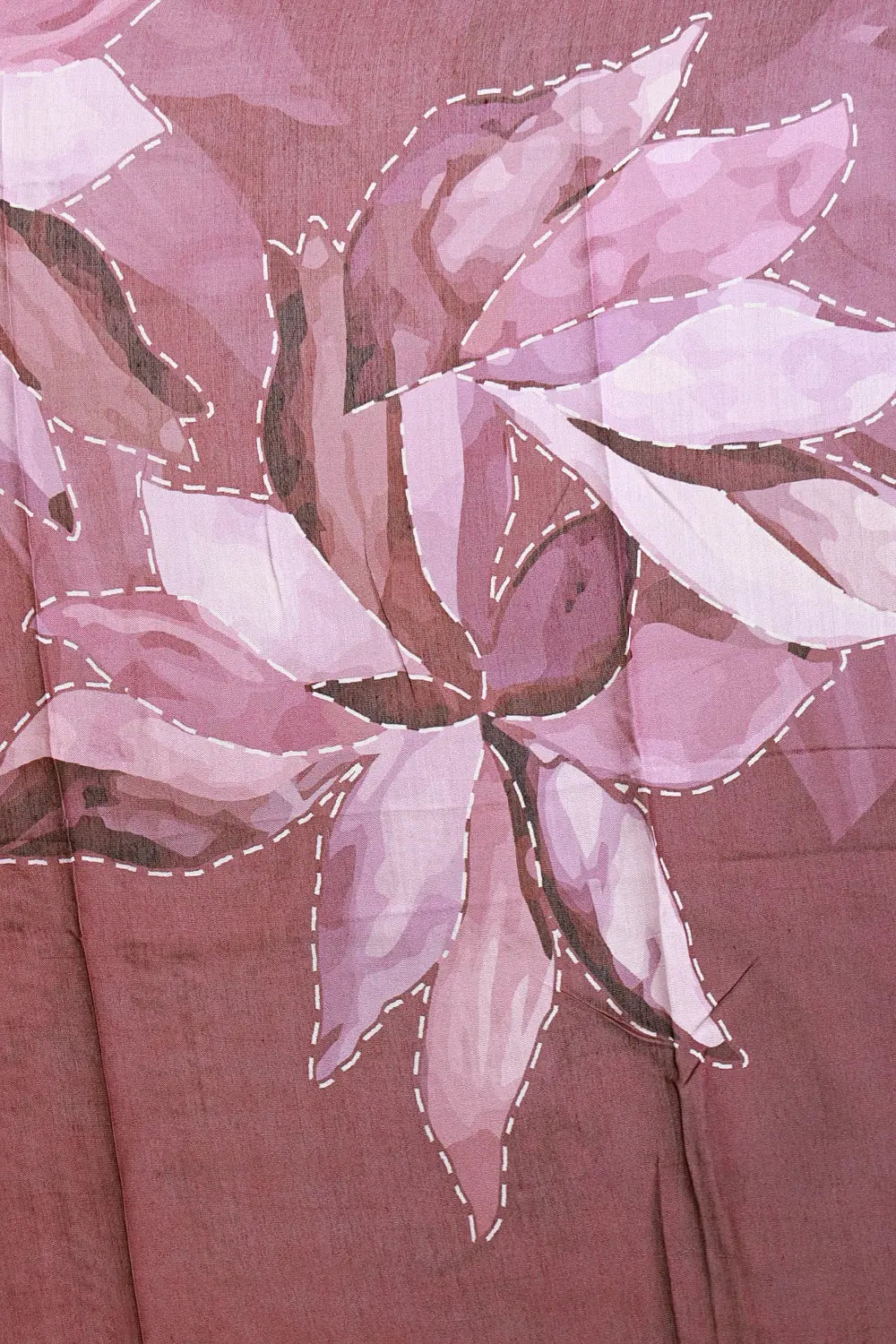 Purple Muslin Printed Unstitched Churidhar Material - Seematti