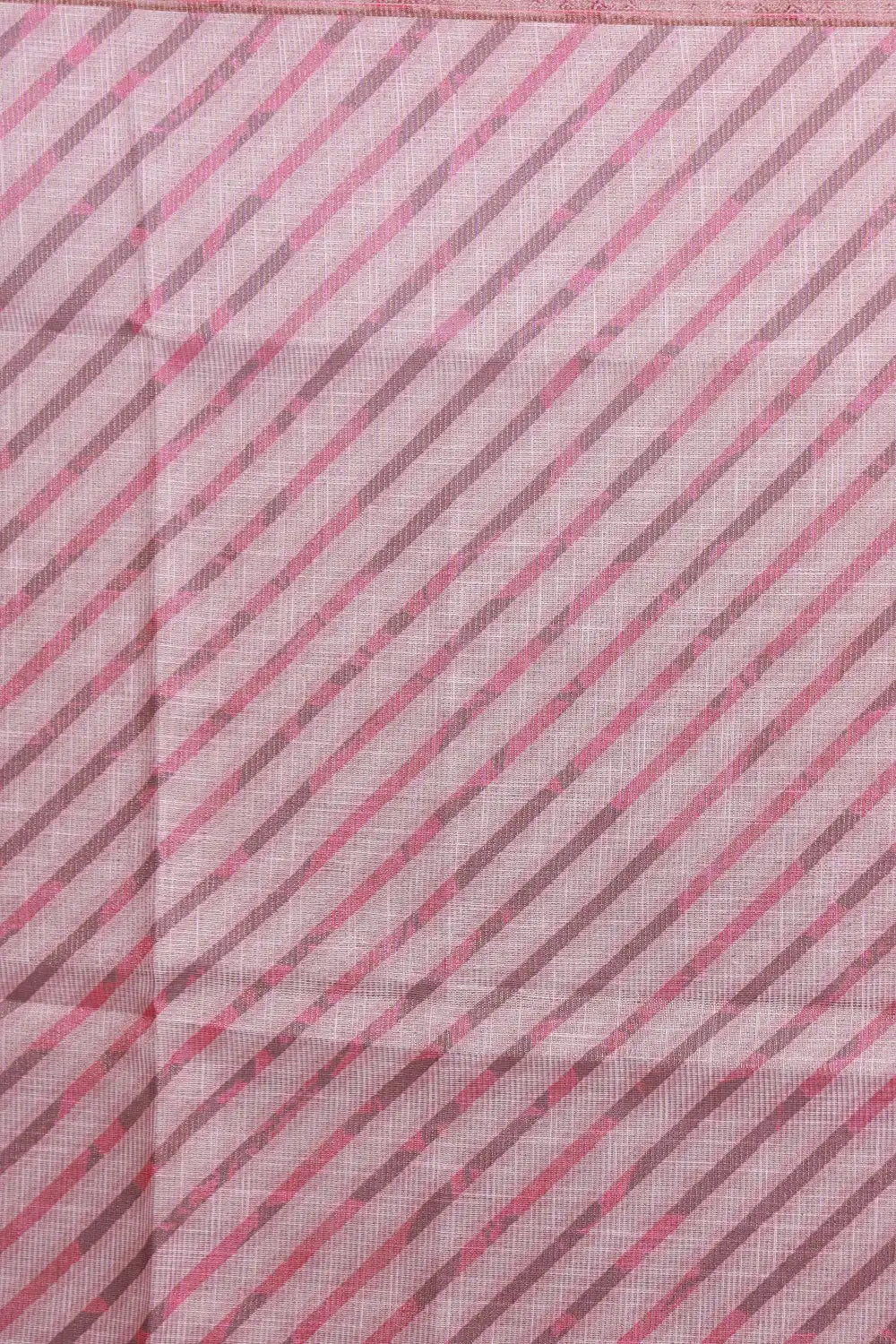 Pink Chanderi Tissue Printed Unstitched Churidhar Material - Seematti