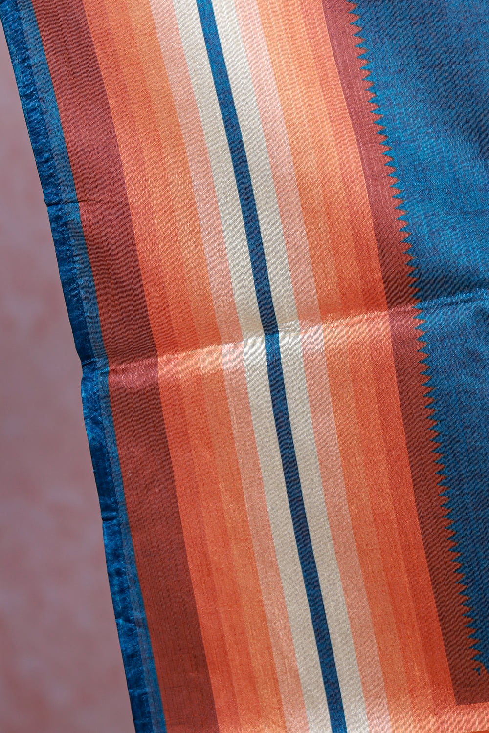 Blue Semi Silk Plain Body Unstitched Churidhar Material