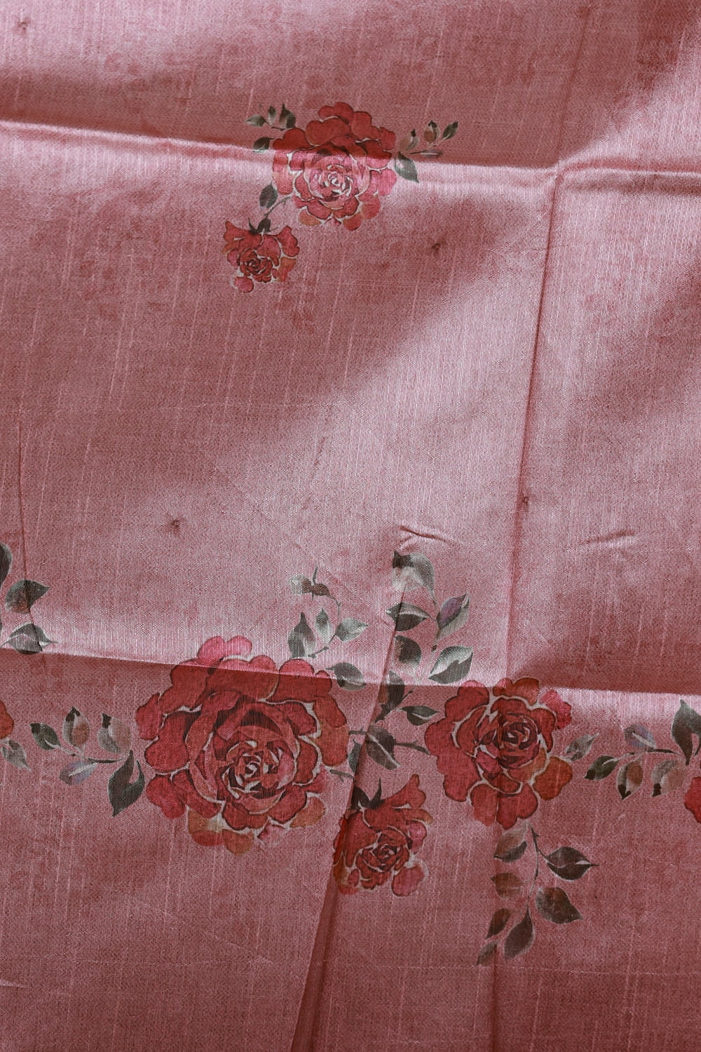 Onion Pink Semi Silk Plain Body Unstitched Churidhar Material