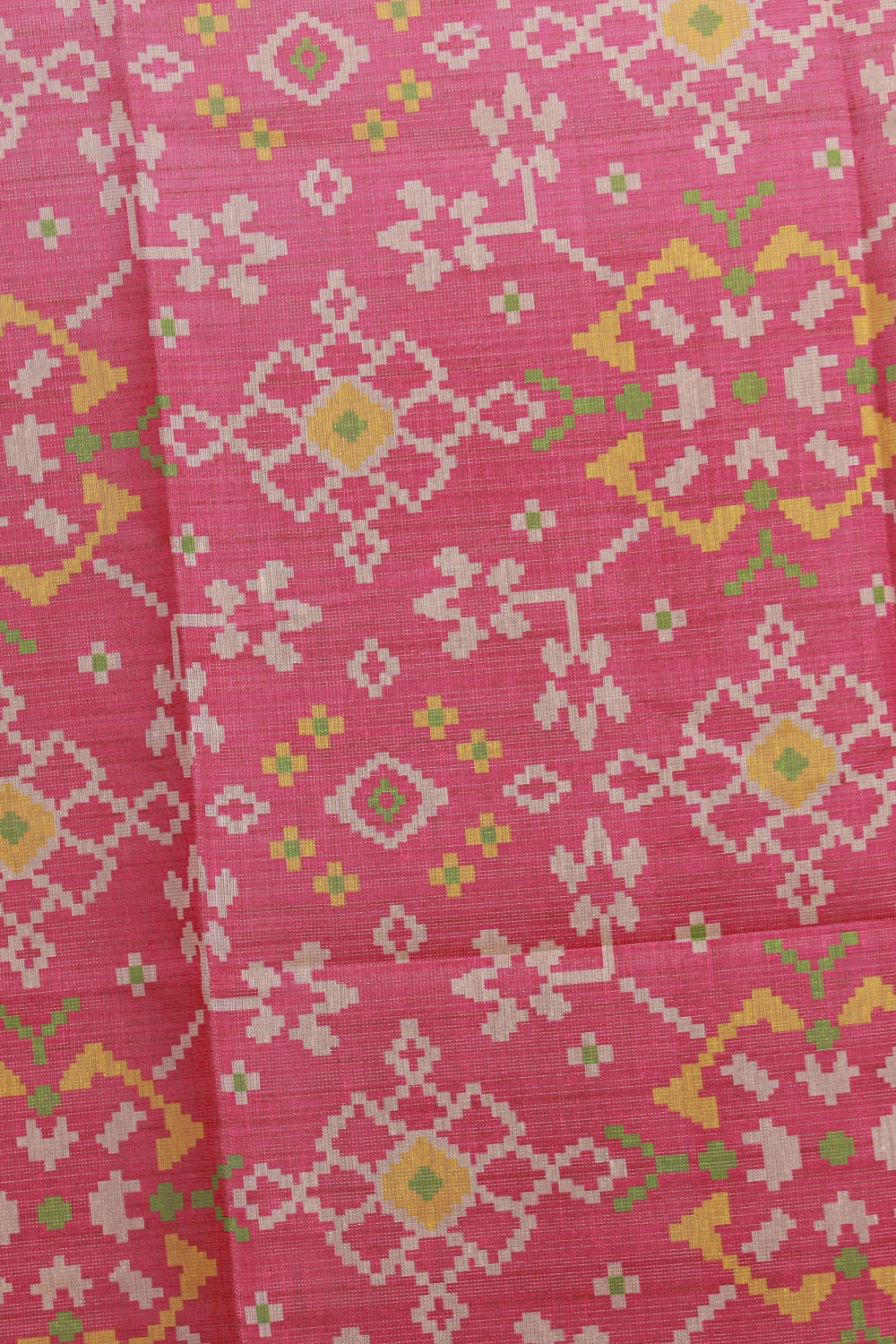 Onion Color Chanderi Tissue Sequines Work Unstitched Churidhar Material