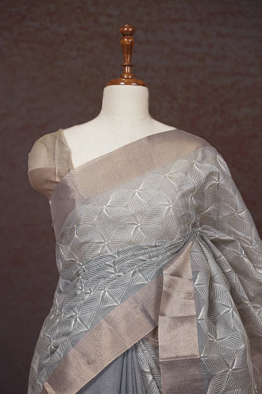 Ash Net Kota Saree - Seematti