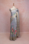 Ash Semi Tussar Saree