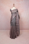 Ash Tussar Silk Saree - Seematti