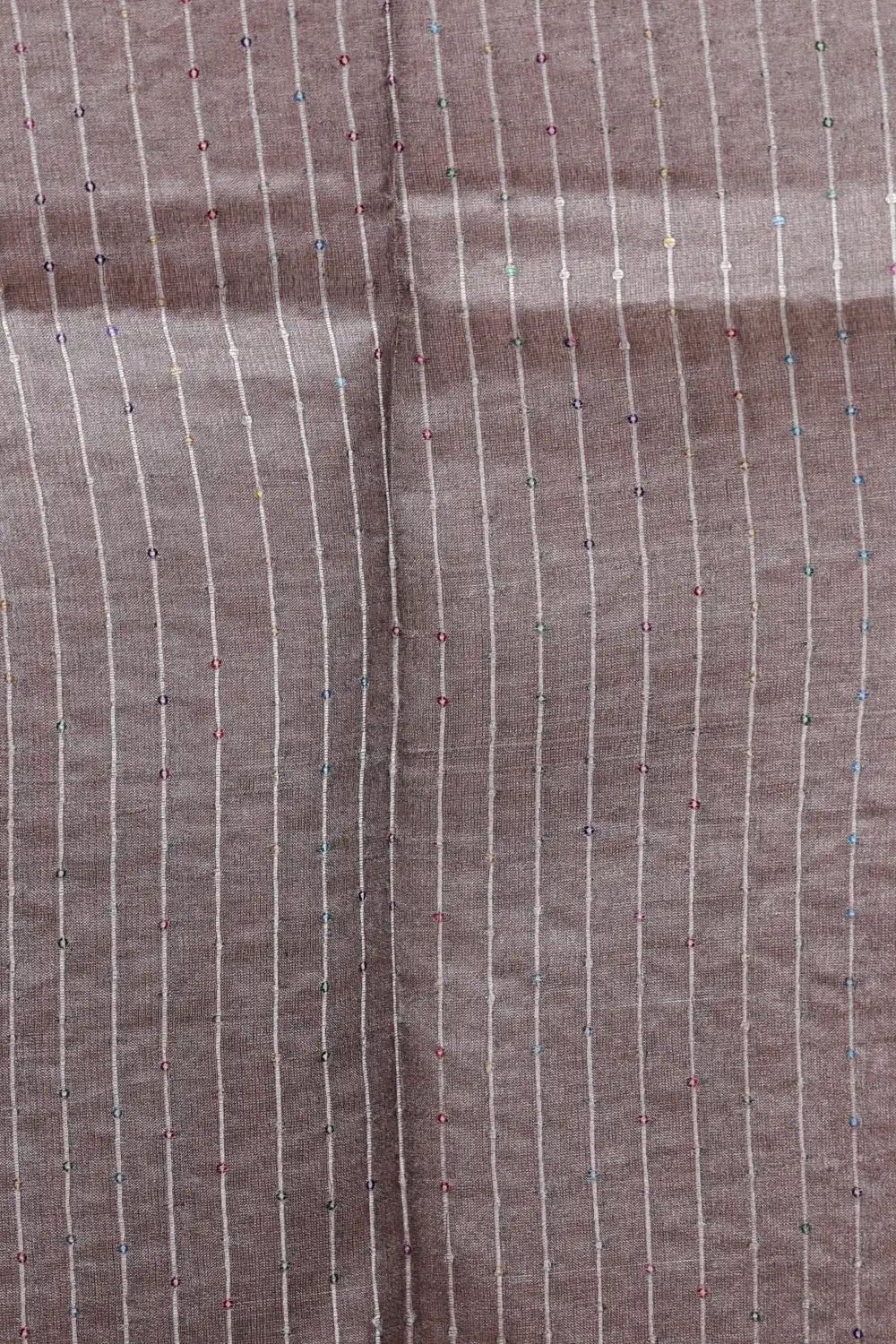 Ash Tussar Silk Saree - Seematti