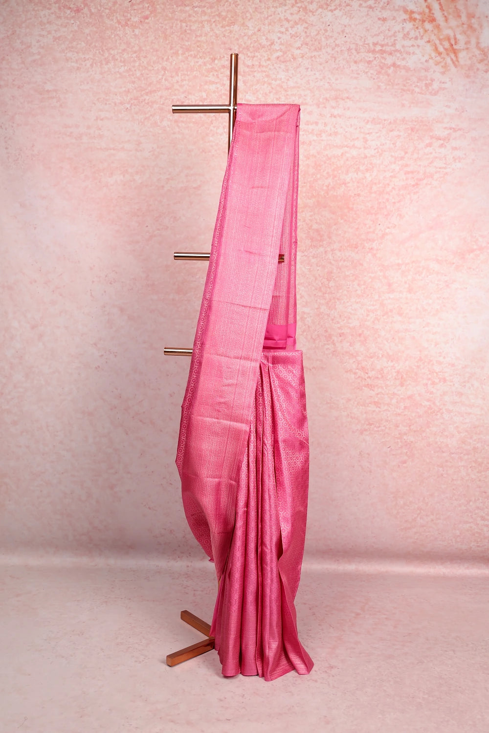 Baby Pink Kancheepuram Silk Saree