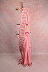 Baby Pink Semi Tussar Saree