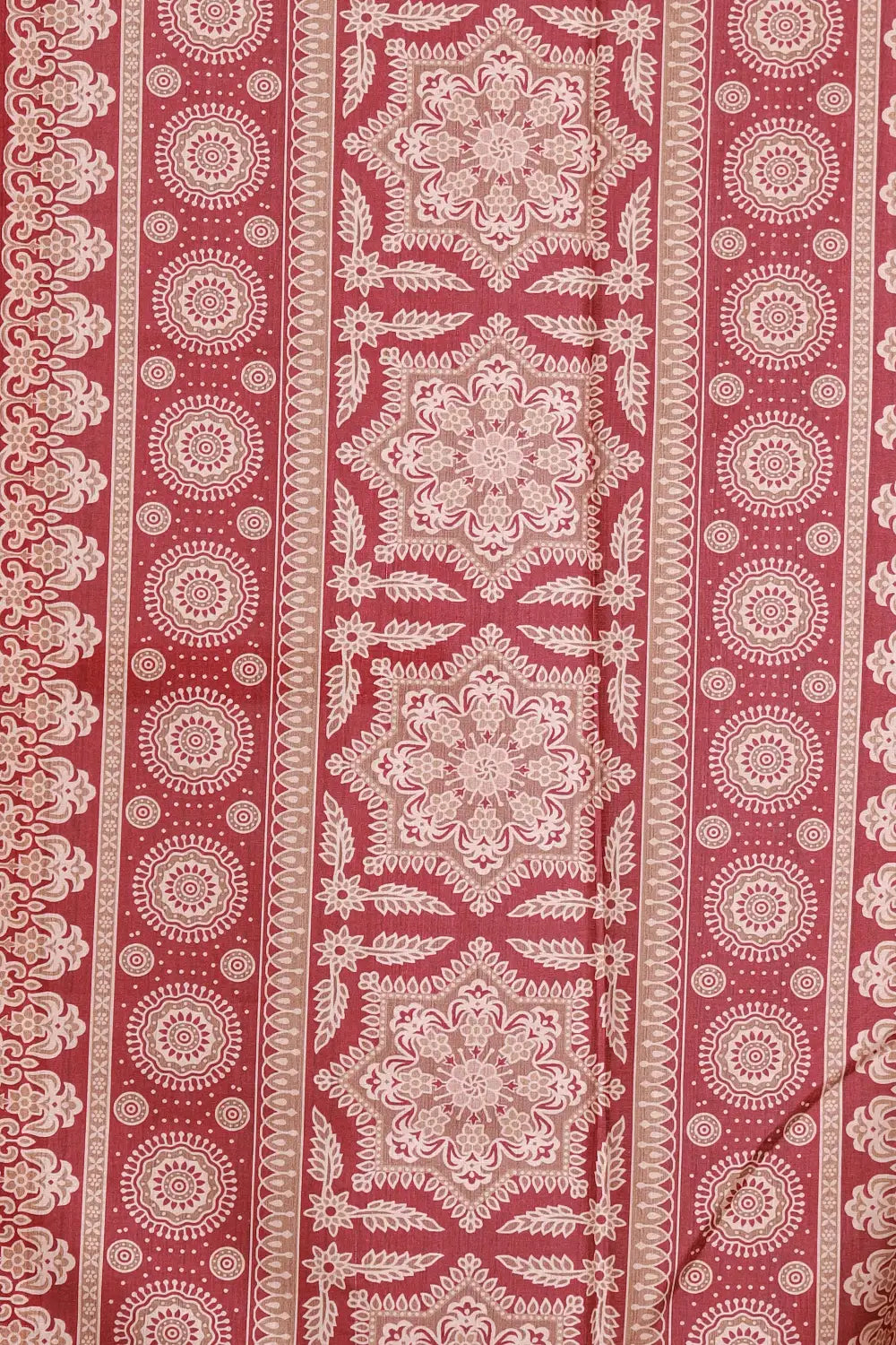 Beetroot Colour Chiffon Saree
