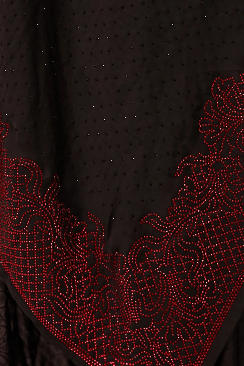 Black Crepe Saree