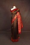 Black Semi Silk Saree - Seematti