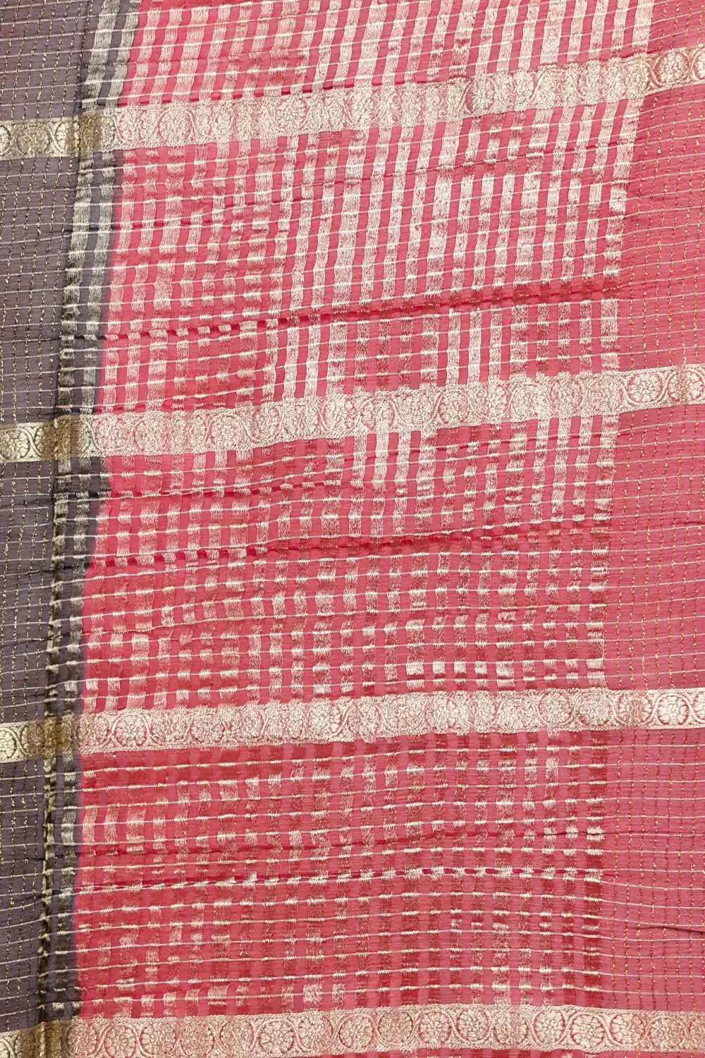 Black Semi Silk Saree - Seematti