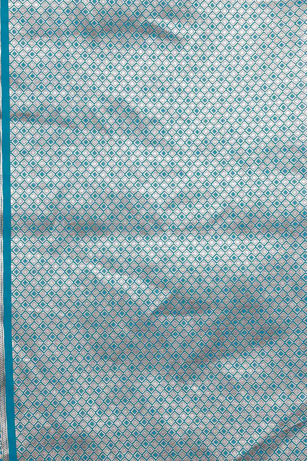 Blue Banarasi Silk Saree - Seematti