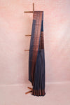 Blue Chanderi Banarasi Saree
