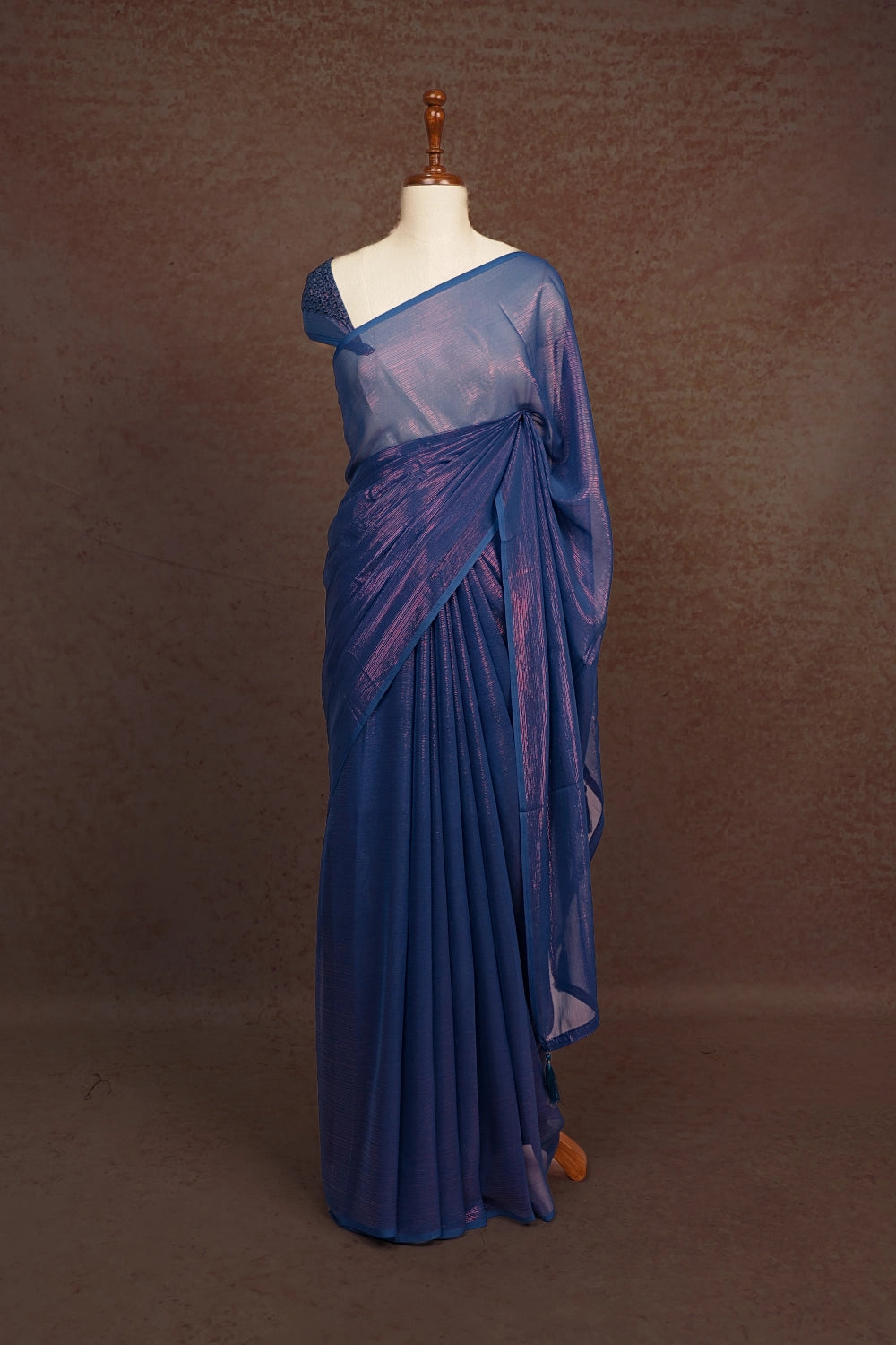 Blue Crush Silk Saree
