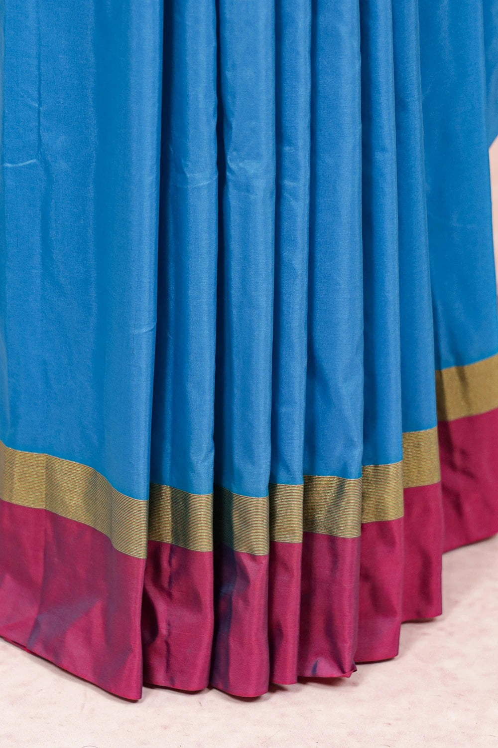 Blue Semi Silk Saree - Seematti