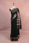 Bottle Green Cotton Silk Saree