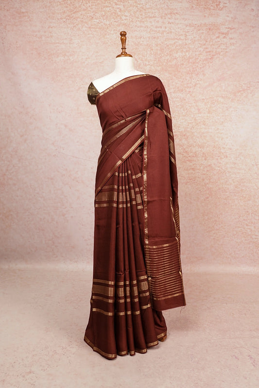 Brown Binny Silk Saree