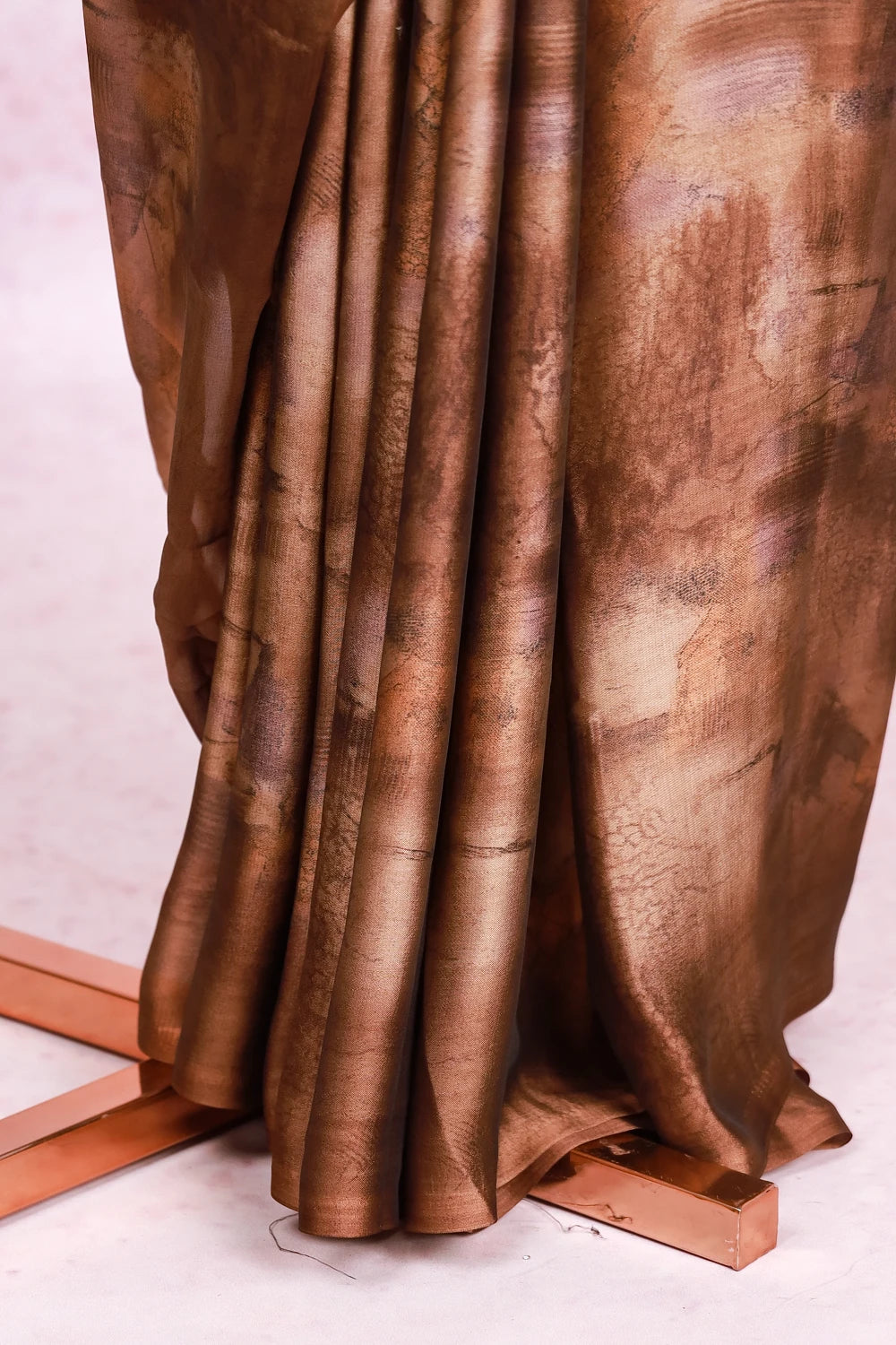Brown Chiffon Saree