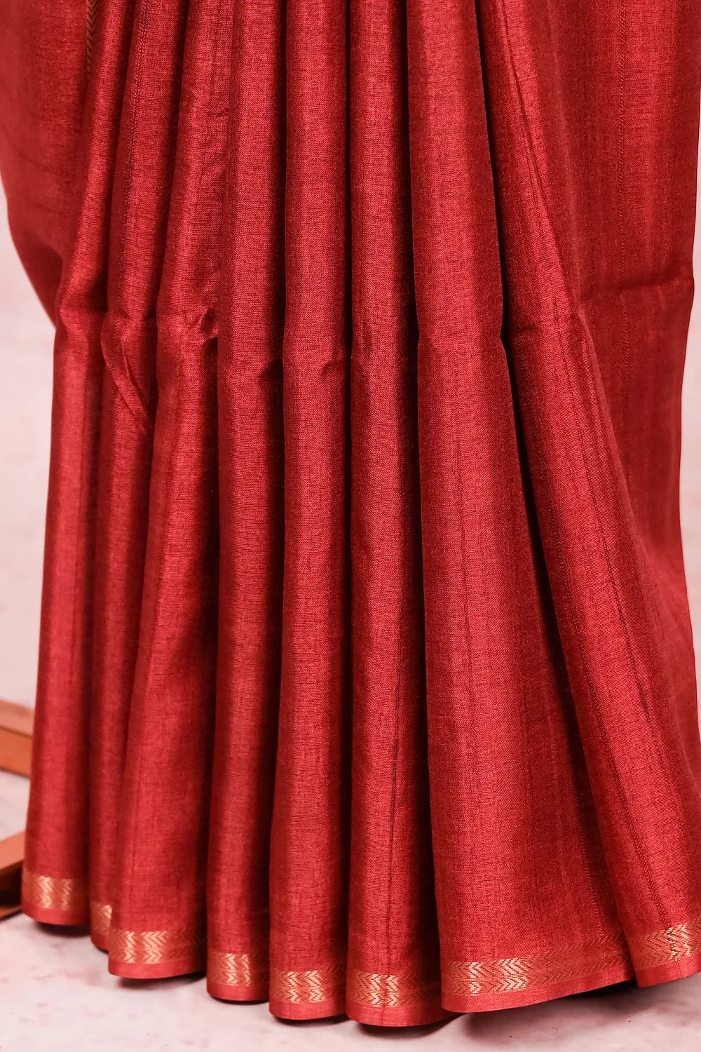 Brown Semi Jute Saree