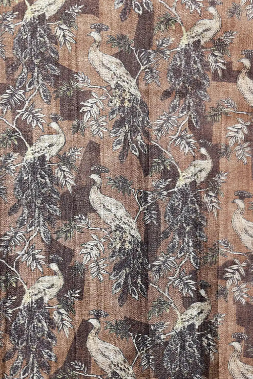 Brown Semi Tussar Saree - Seematti