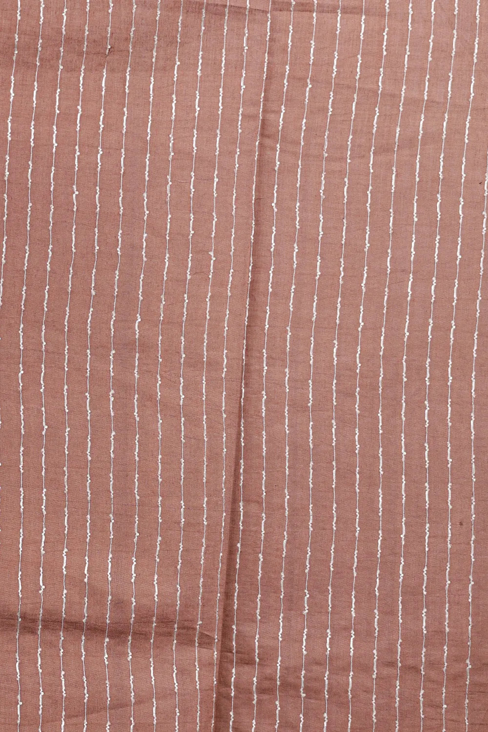 Brown Semi Tussar Saree - Seematti