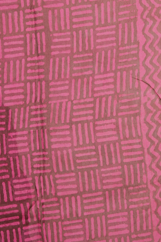 Burgundy Chanderi Saree