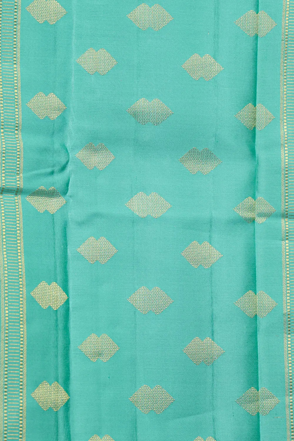Caribbean Green Color Kancheepuram Silk Saree - Seematti