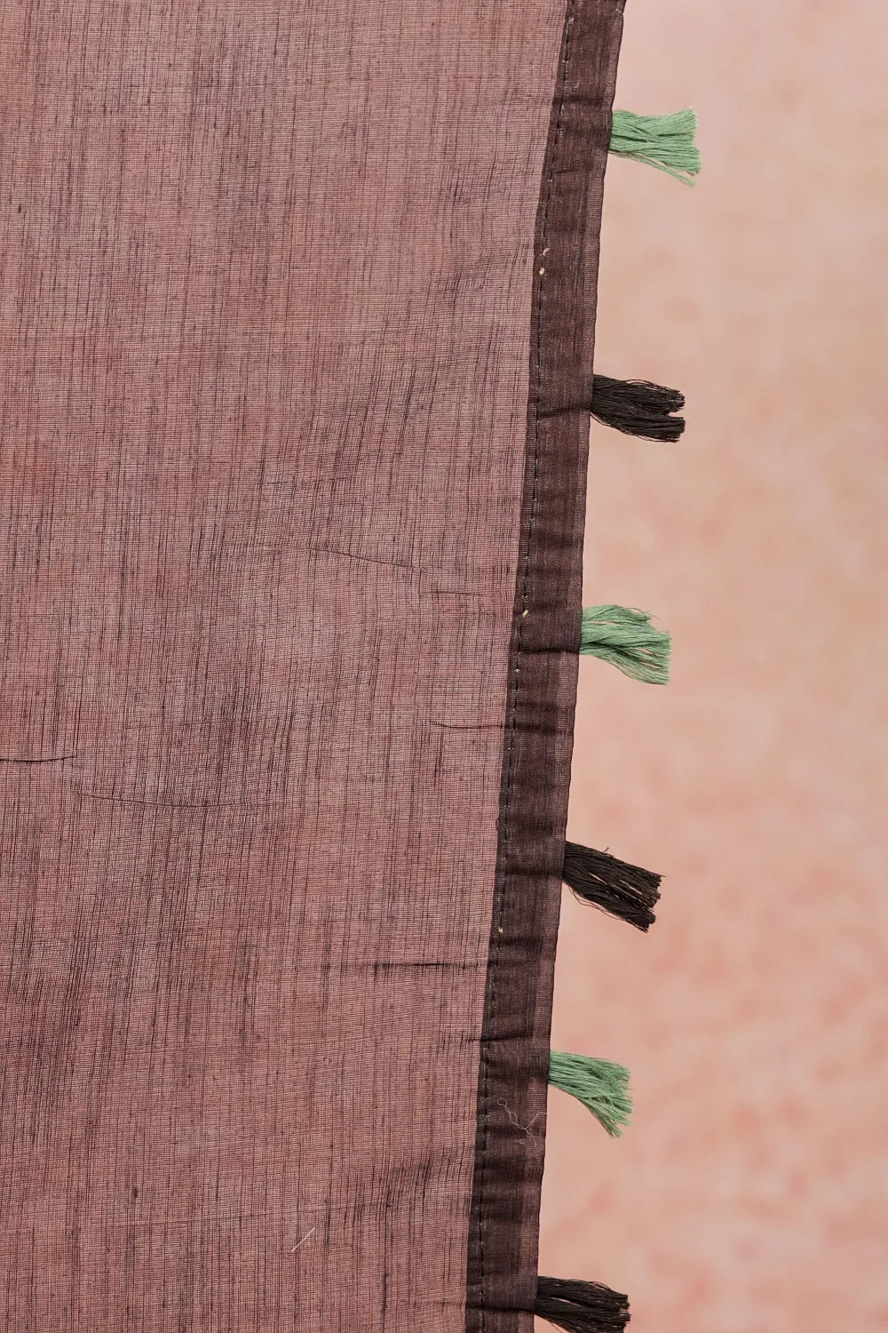 Charcoal Semi Tussar Saree