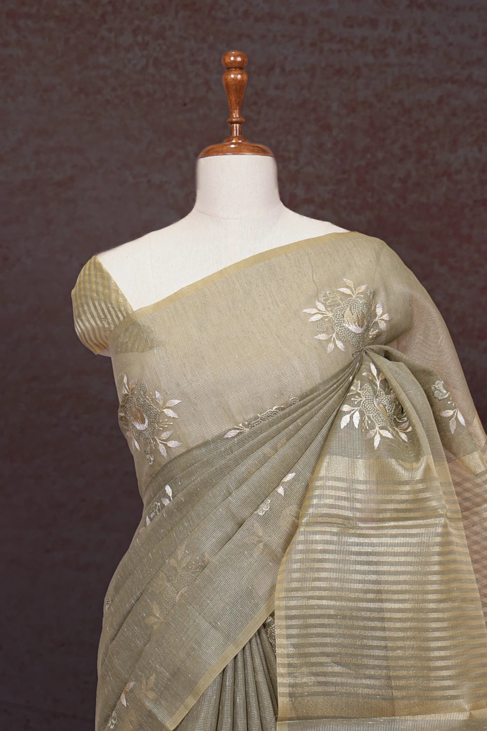 Chikku Color Kota Saree - Seematti
